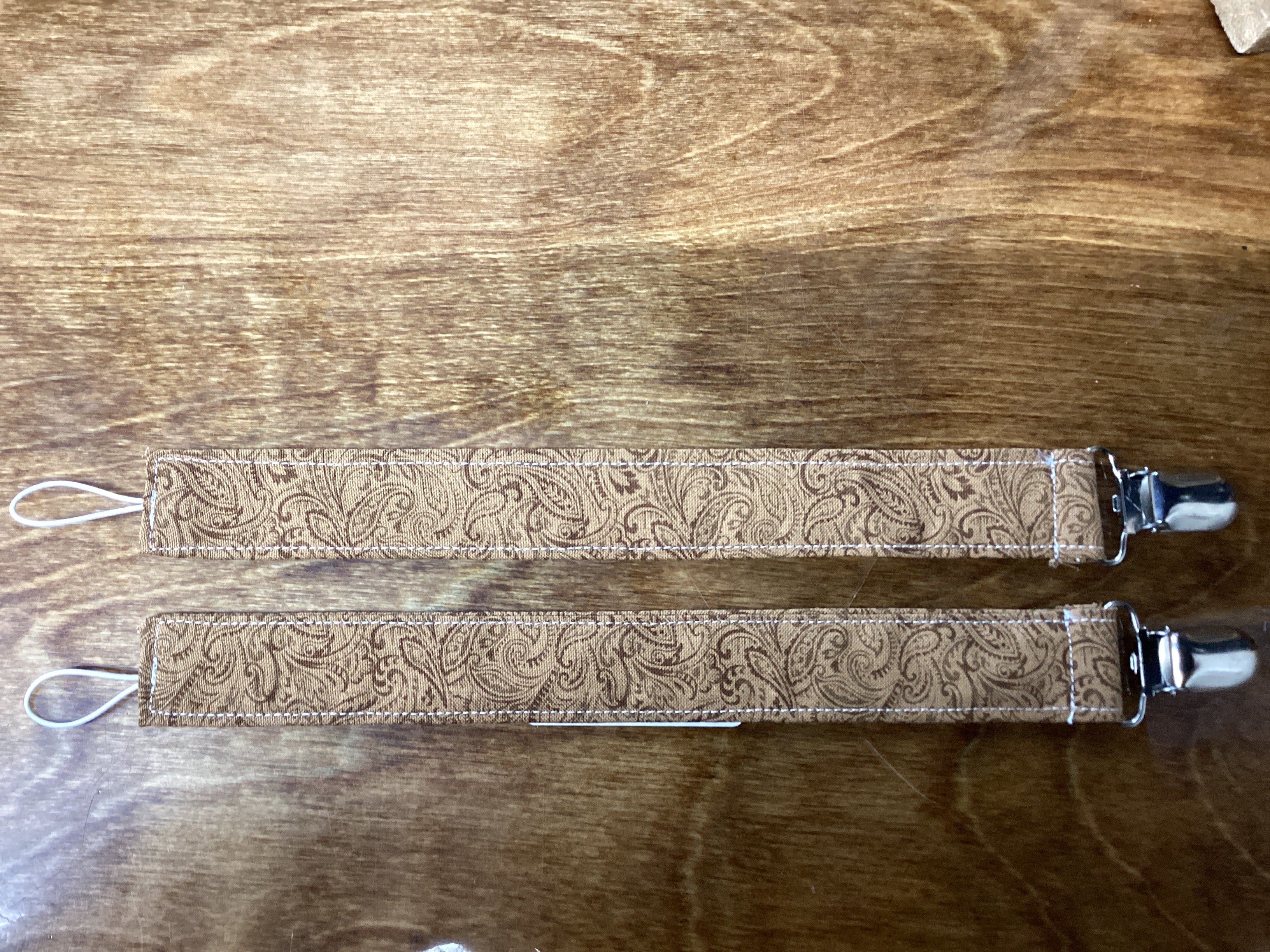Tooled Pacifier Clip
